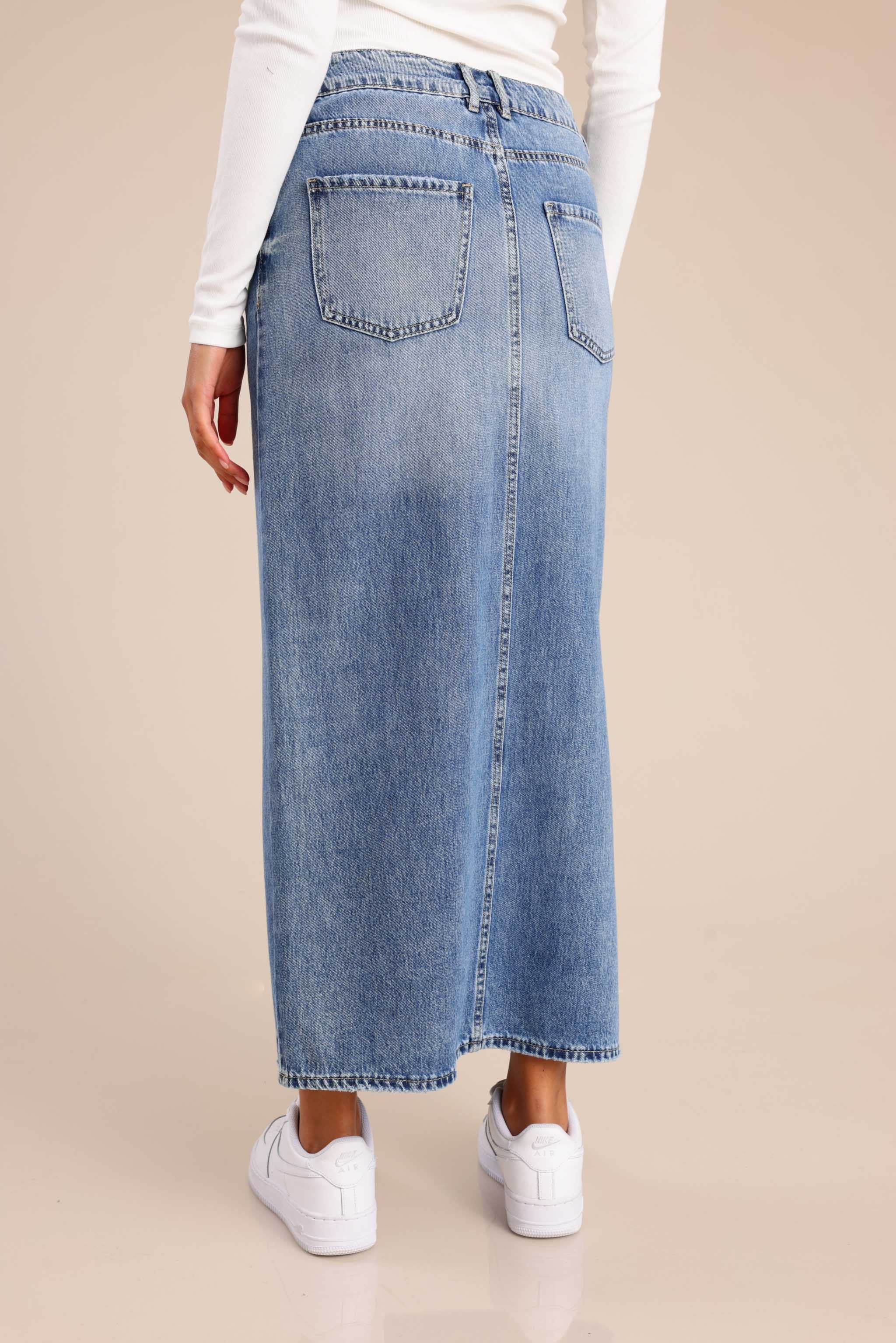 FOX נשים אחר חצאית ג'ינס חצאית ג'ינס