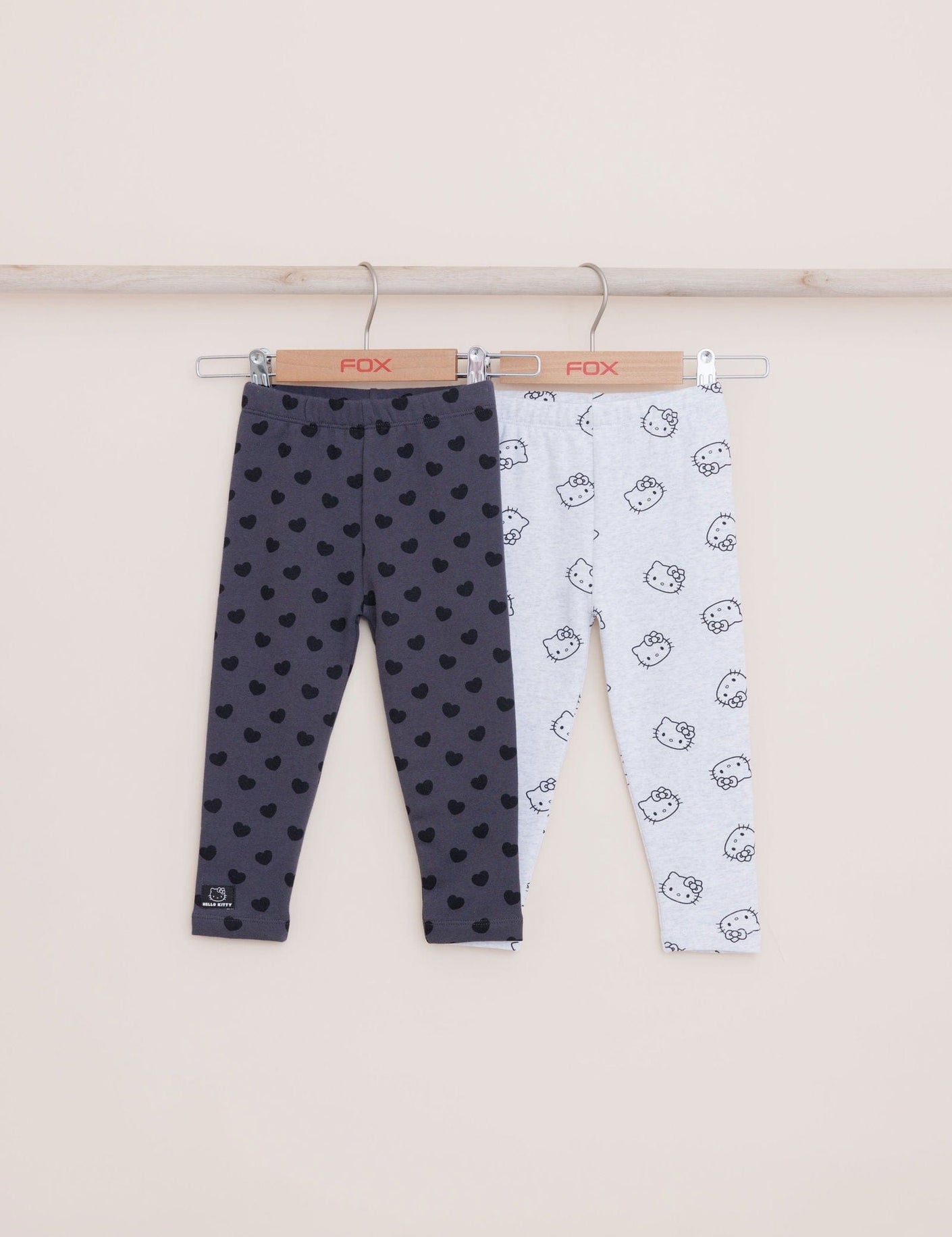 FOX תינוקות בנות פוטרים מארז 2 טייץ פוטר הלו קיטי מארז 2 טייץ פוטר הלו קיטי