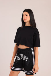 FOX נשים חולצה חולצת קרופ FOX | חולצה עם דפוס | קנה עכשיו