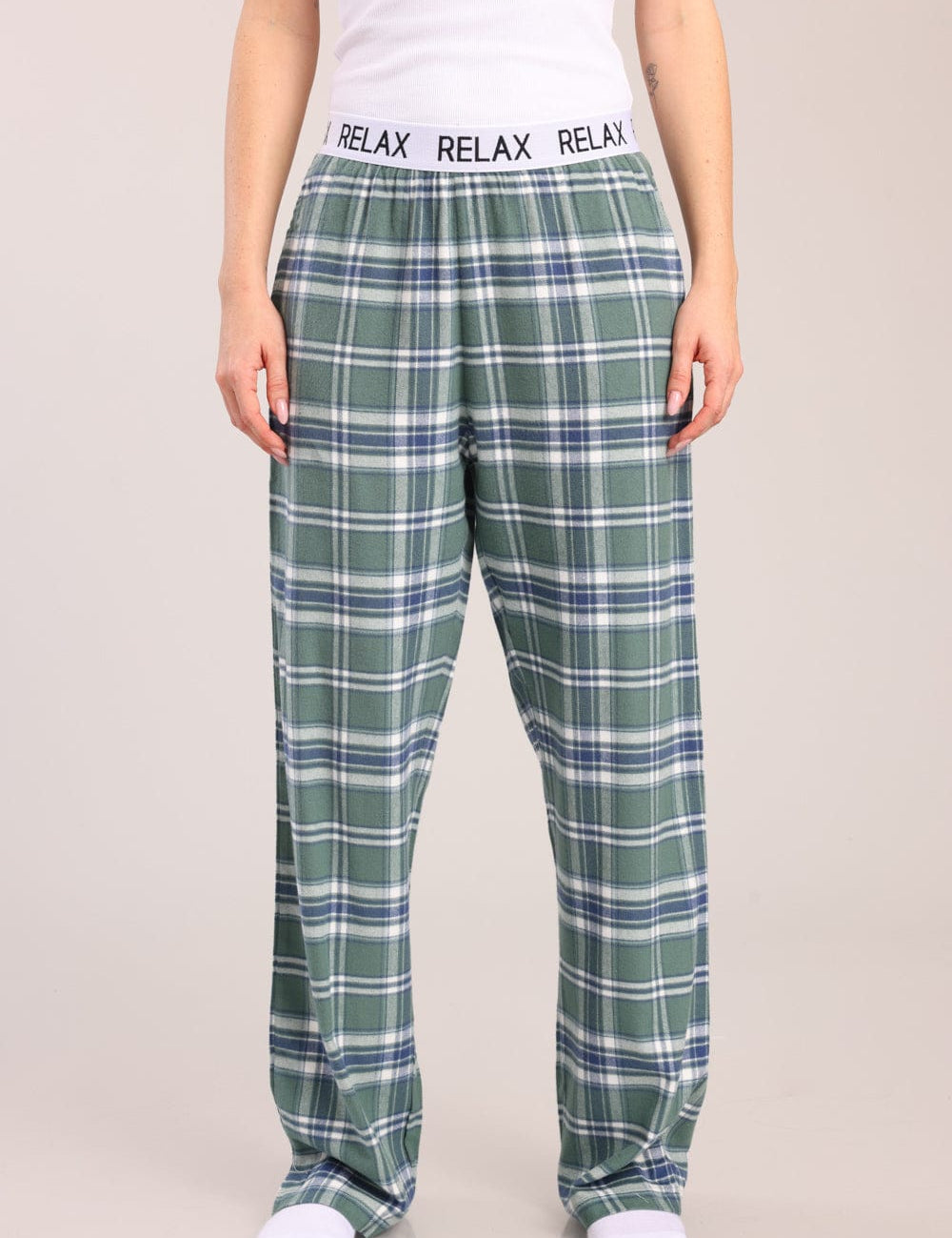 FOX נשים אחר מכנסי פיג'מה פלאנל מכנסי פיג'מה פלאנל