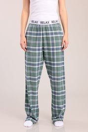 FOX נשים אחר מכנסי פיג'מה פלאנל מכנסי פיג'מה פלאנל
