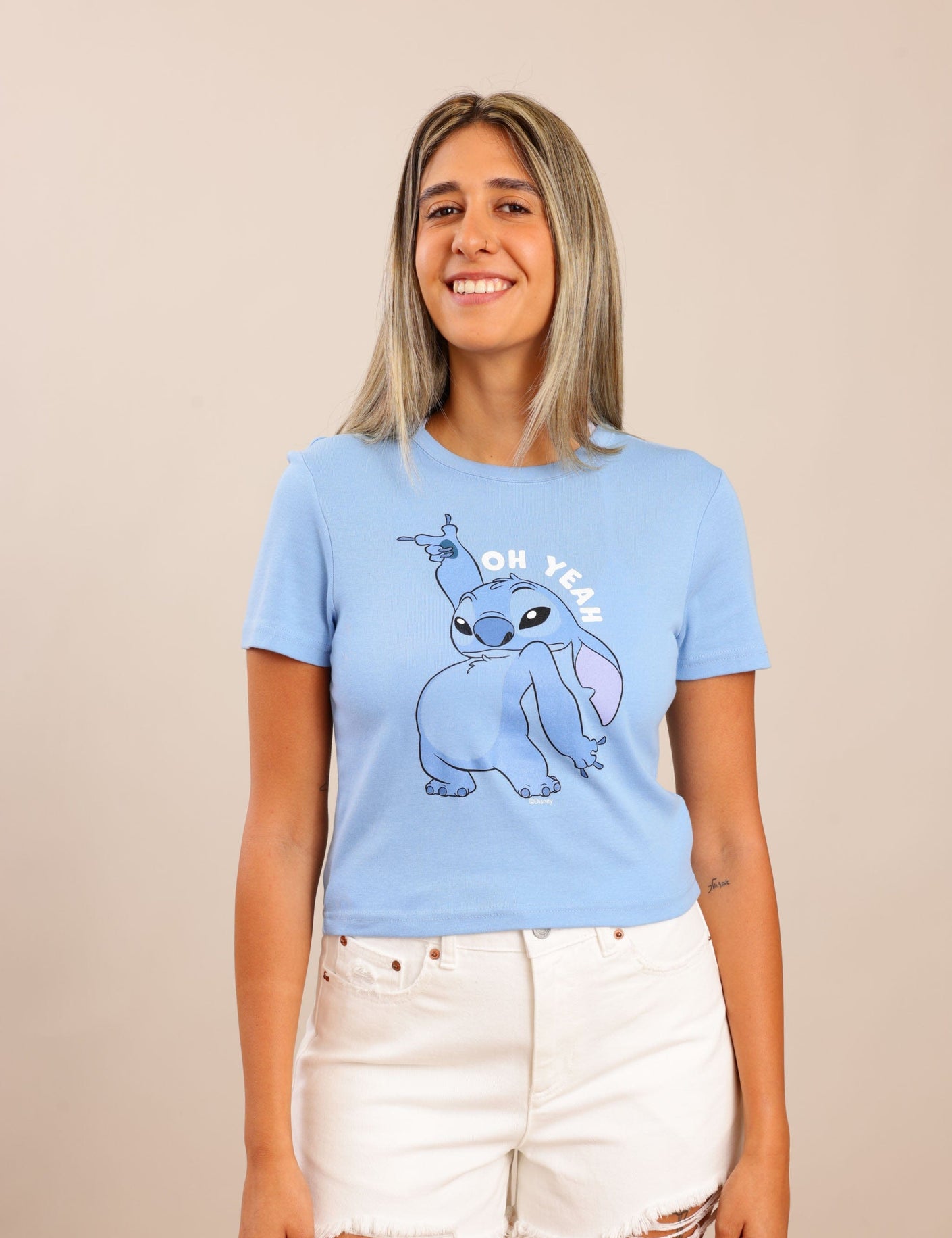 FOX נשים חולצה חולצה ממותגת סטיץ' חולצה ממותגת סטיץ'