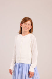 FOX בנות קרדיגן סריג קרדיגן סריג קרדיגן