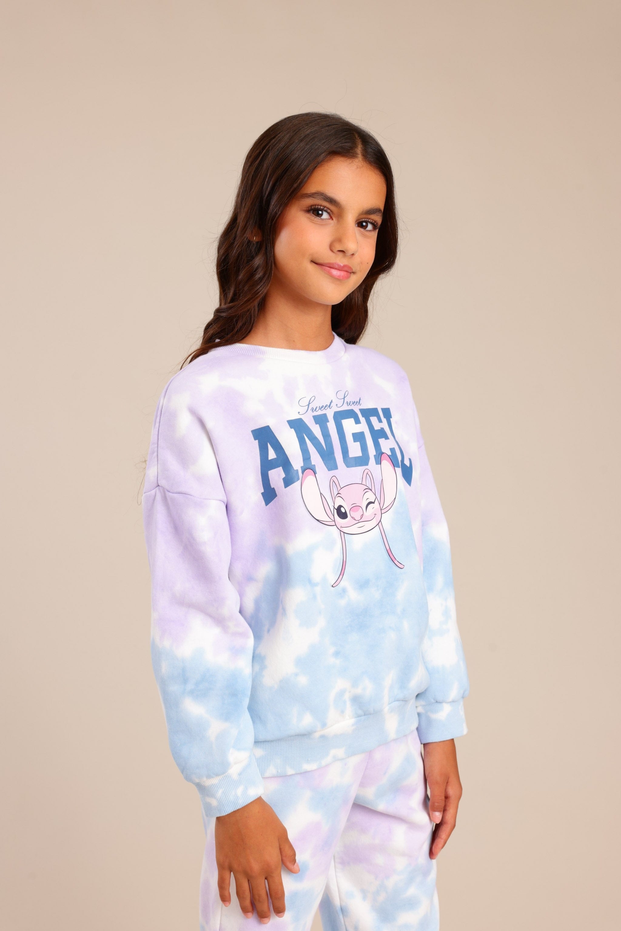 FOX בנות פוטרים חולצת פוטר ממותגת סטיץ' חולצת פוטר ממותגת סטיץ'