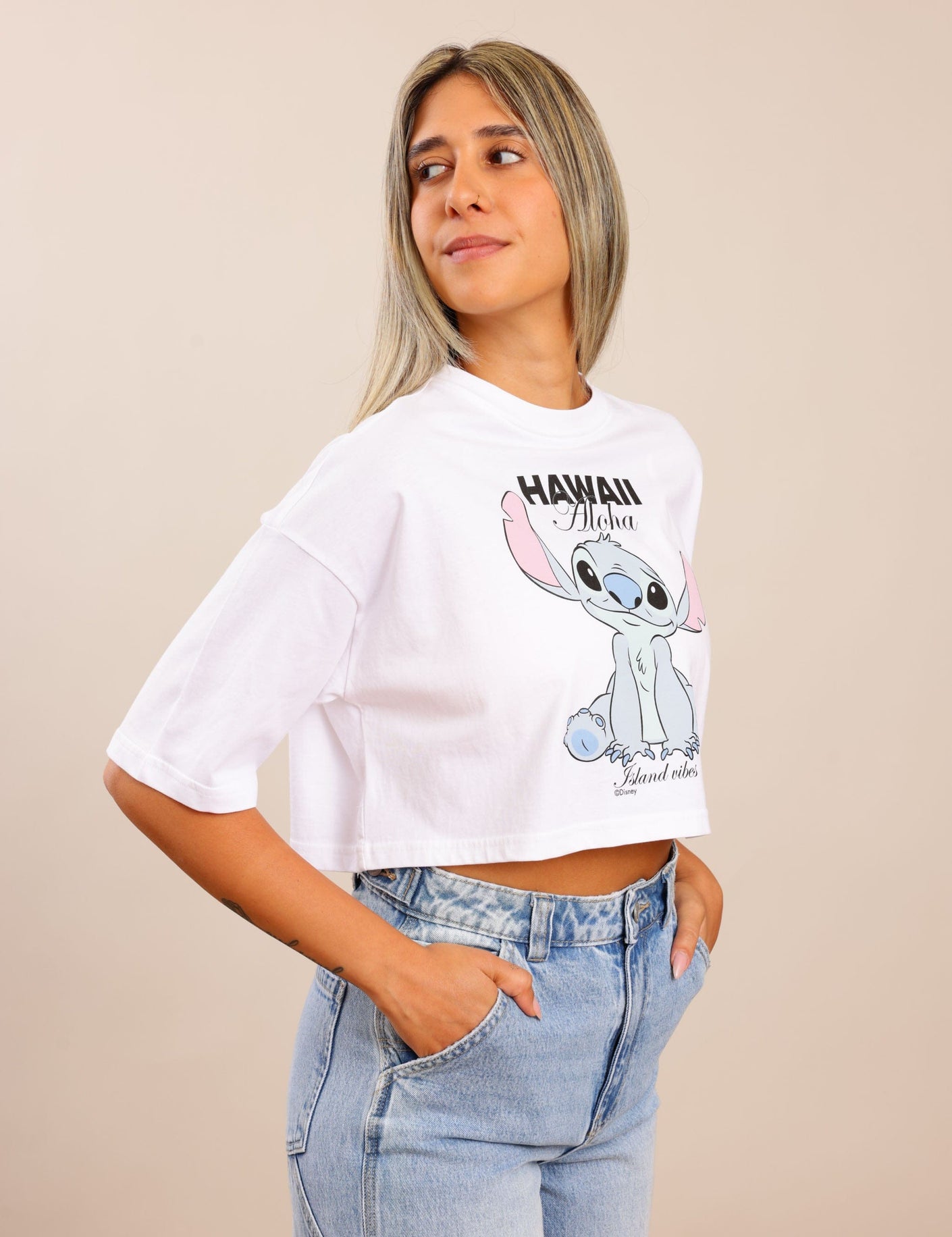 FOX נשים חולצה חולצה ממותגת סטיץ' חולצה ממותגת סטיץ'