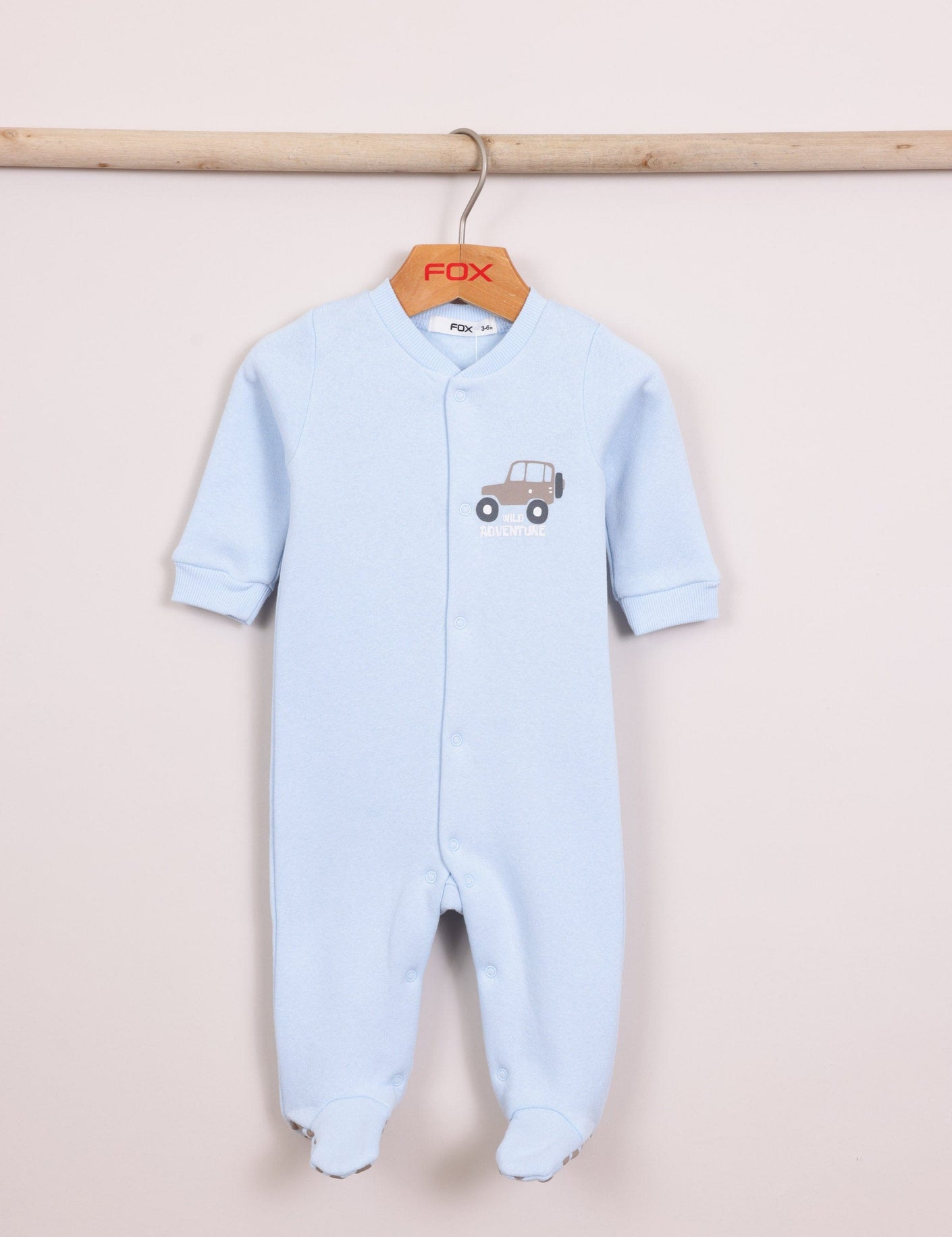 FOX תינוקות בנים אחר מארז אוברול פוטר מארז אוברול פוטר