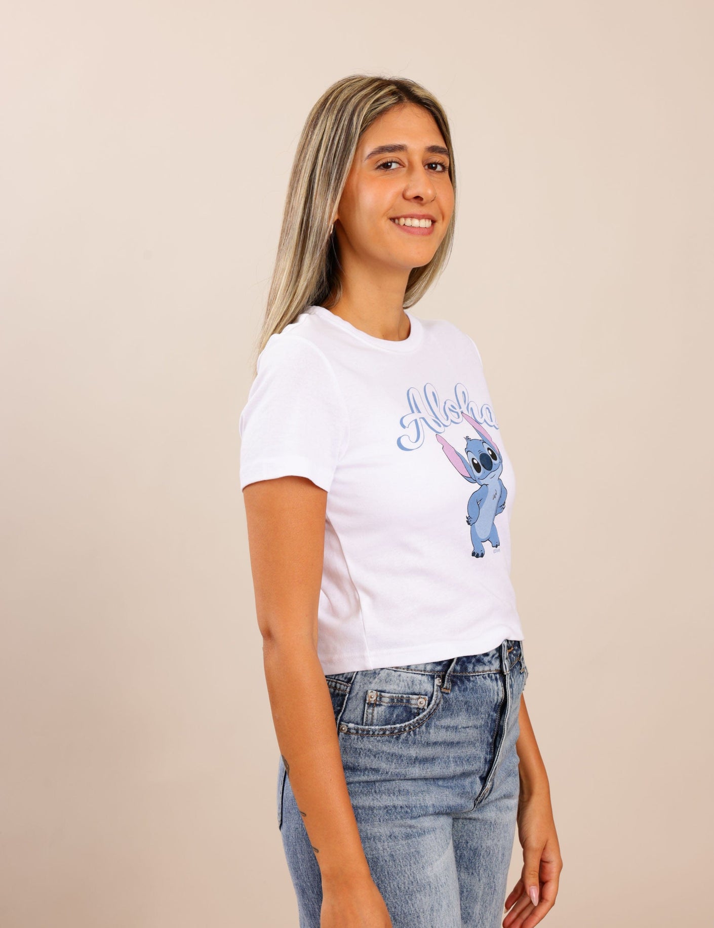 FOX נשים חולצה חולצה ממותגת סטיץ' חולצה ממותגת סטיץ'