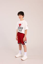 FOX בנים מכנסיים קצרים מכנסי כדורסל NBA מכנסי כדורסל NBA