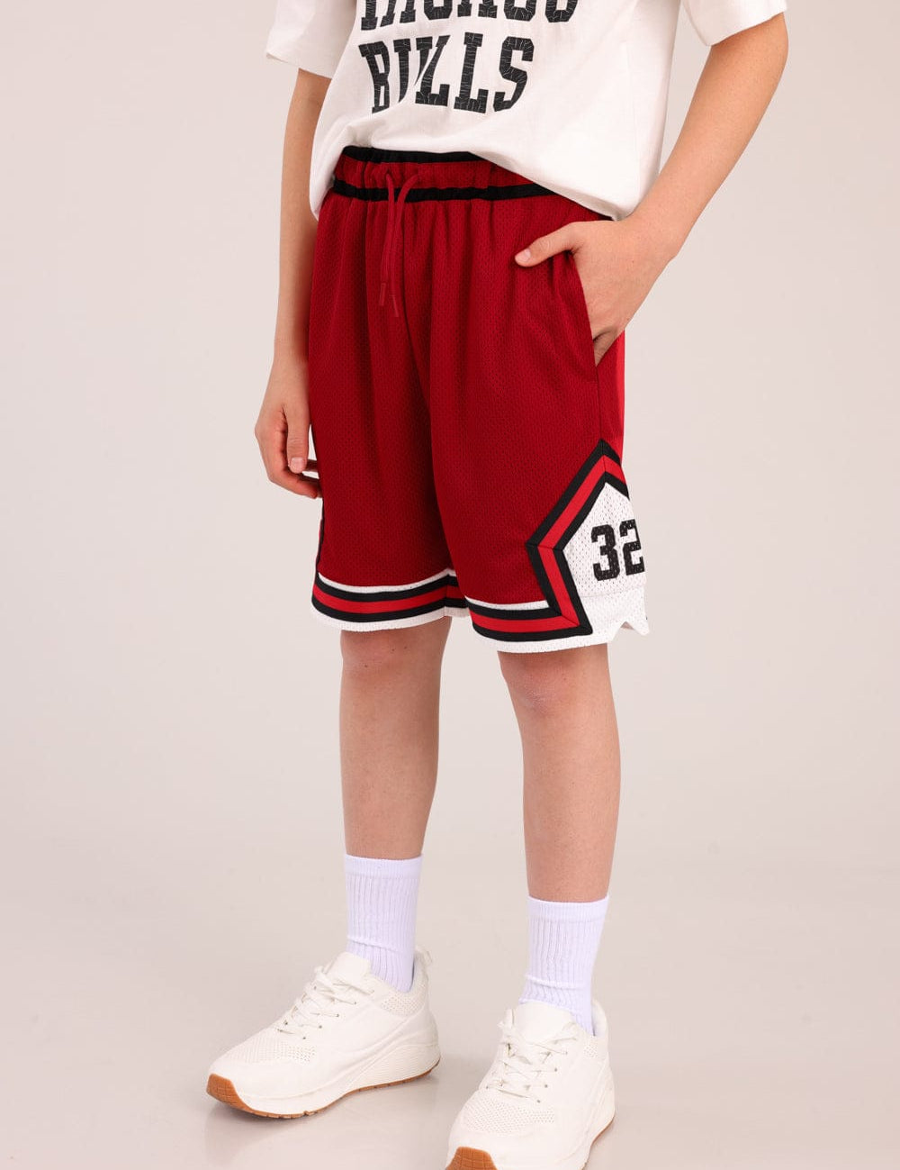 FOX בנים מכנסיים קצרים מכנסי כדורסל NBA מכנסי כדורסל NBA