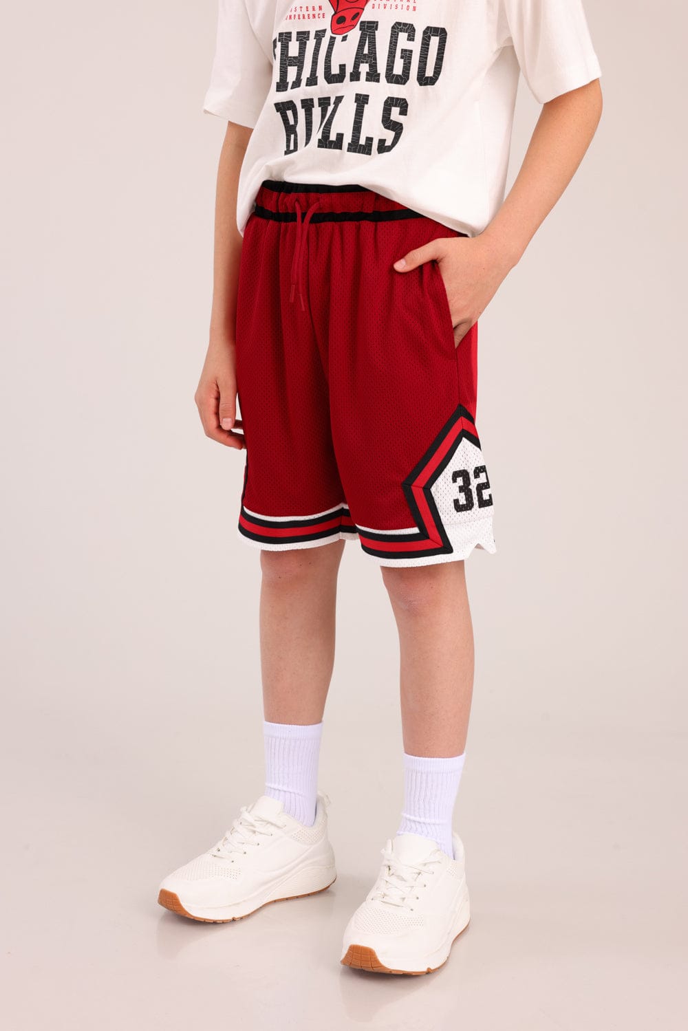 FOX בנים מכנסיים קצרים מכנסי כדורסל NBA מכנסי כדורסל NBA