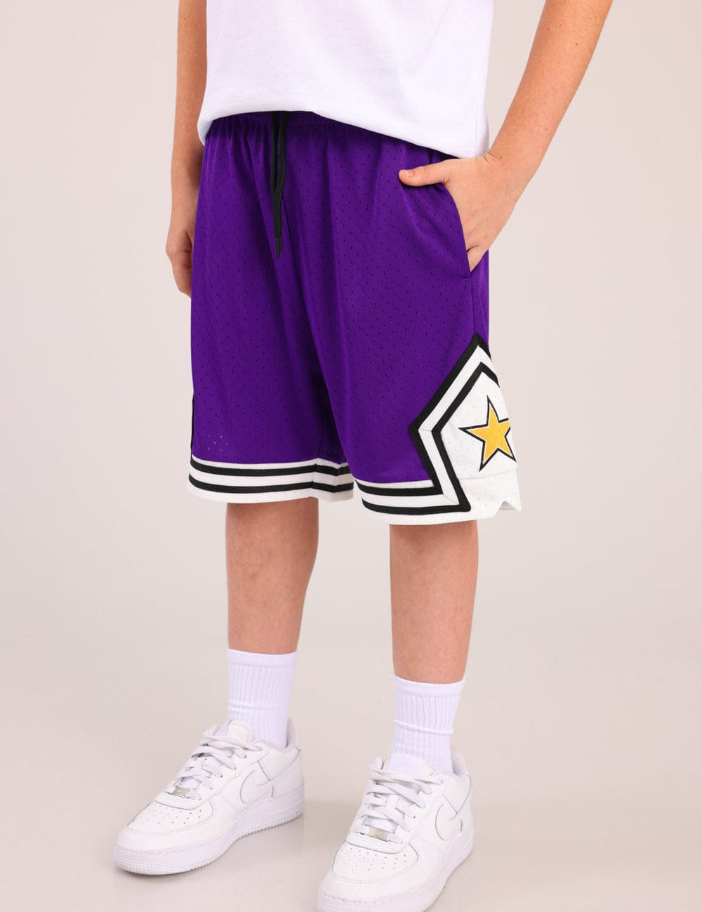 FOX בנים מכנסיים קצרים מכנסי כדורסל מכנסי כדורסל