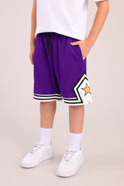 FOX בנים מכנסיים קצרים מכנסי כדורסל מכנסי כדורסל