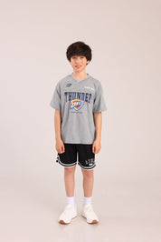 FOX בנים מכנסיים קצרים מכנסי כדורסל NBA מכנסי כדורסל NBA