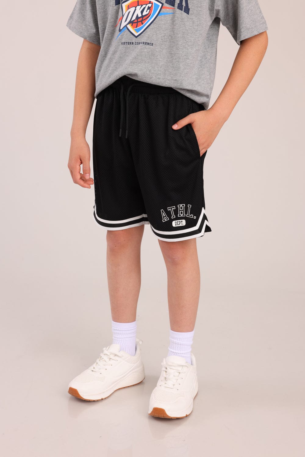 FOX בנים מכנסיים קצרים מכנסי כדורסל NBA מכנסי כדורסל NBA