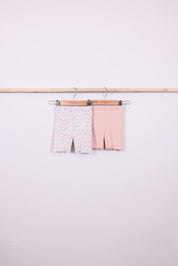 FOX תינוקות בנות מכנסיים מארז 2 טייצים קצרים מארז 2 טייצים קצרים