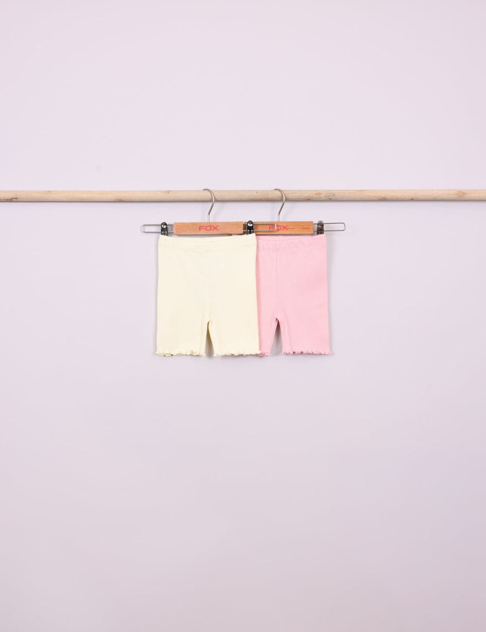 FOX תינוקות בנות מכנסיים מארז 2 טייצים קצרים מארז 2 טייצים קצרים