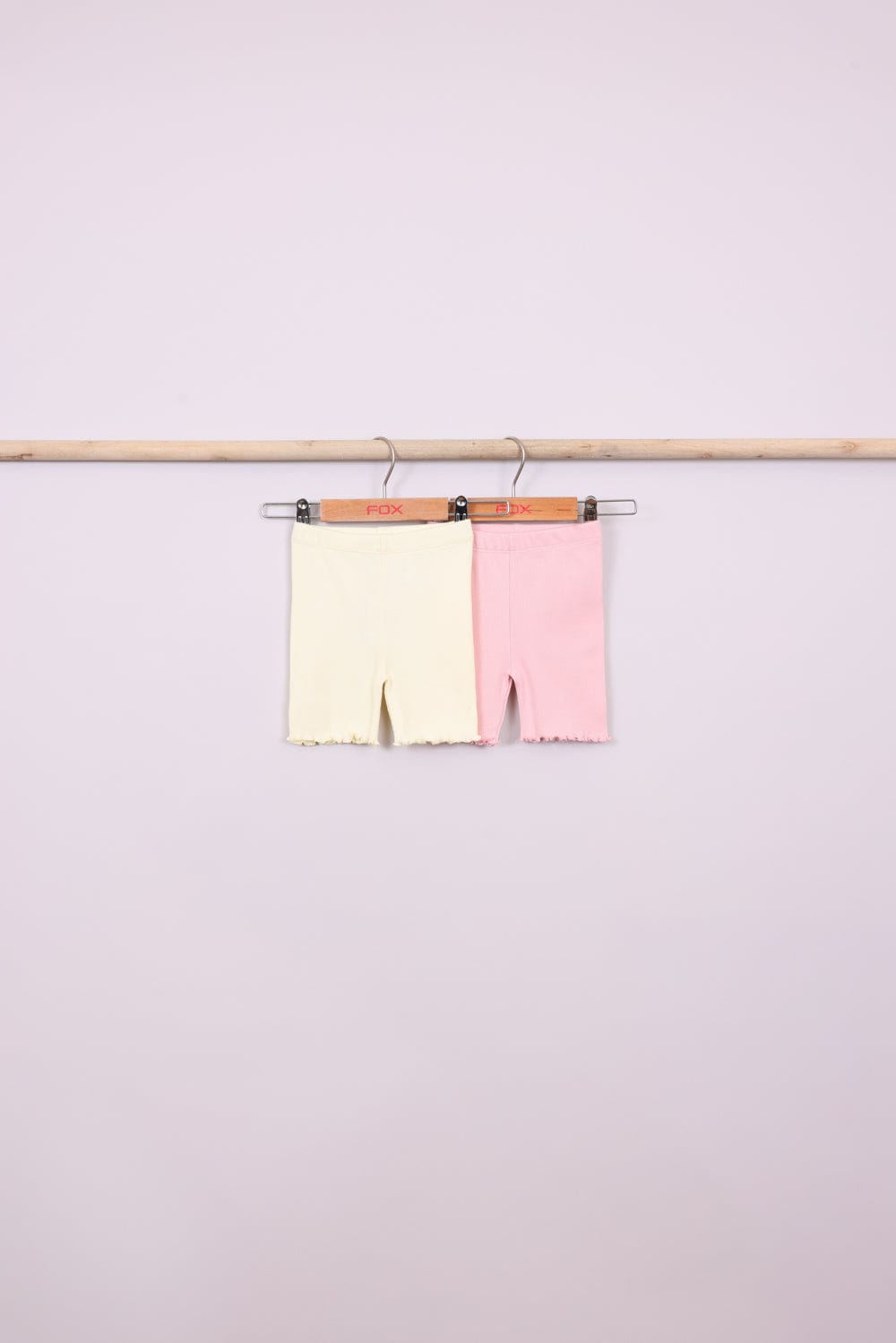 FOX תינוקות בנות מכנסיים מארז 2 טייצים קצרים מארז 2 טייצים קצרים