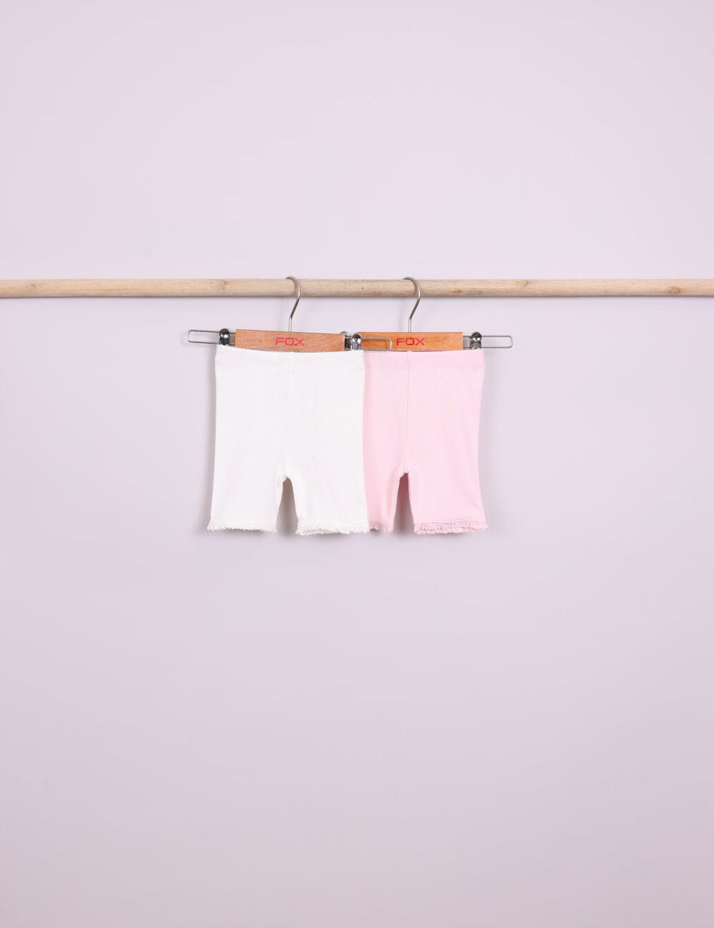 FOX תינוקות בנות מכנסיים מארז 2 טייצים קצרים מארז 2 טייצים קצרים