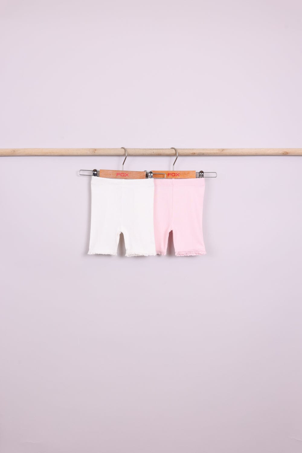 FOX תינוקות בנות מכנסיים מארז 2 טייצים קצרים מארז 2 טייצים קצרים