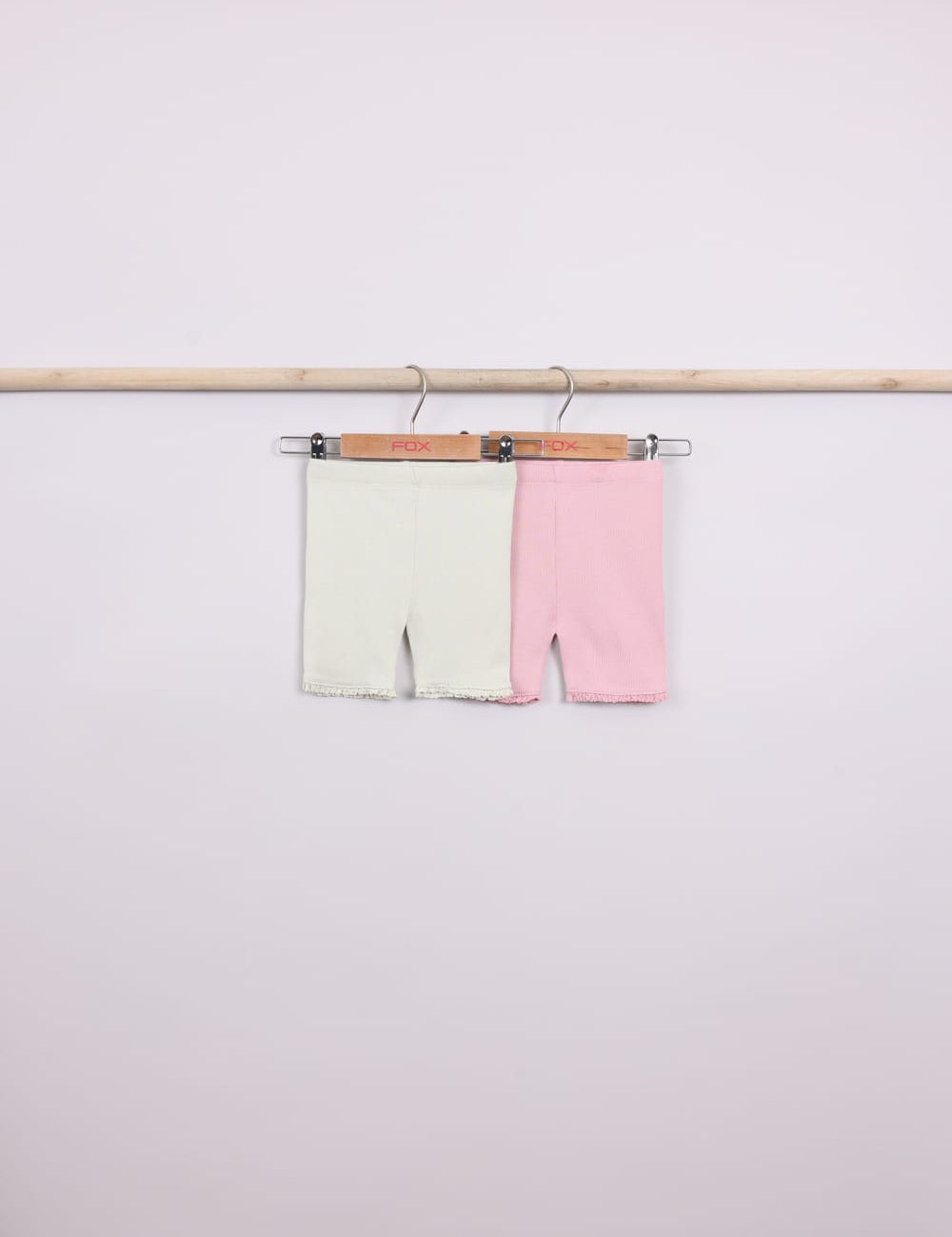 FOX תינוקות בנות מכנסיים מארז 2 טייצים קצרים מארז 2 טייצים קצרים