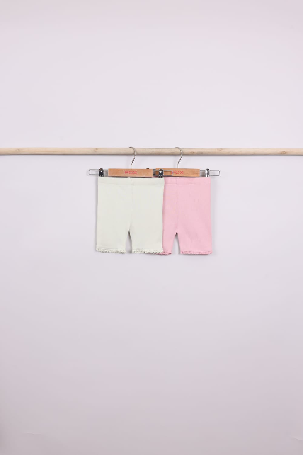 FOX תינוקות בנות מכנסיים מארז 2 טייצים קצרים מארז 2 טייצים קצרים