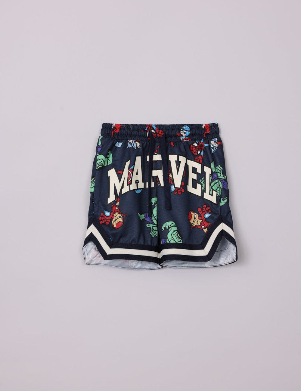 FOX תינוקות בנים מכנסיים קצרים מכנסי כדורסל ממותגים מארוול מכנסי כדורסל ממותגים מארוול