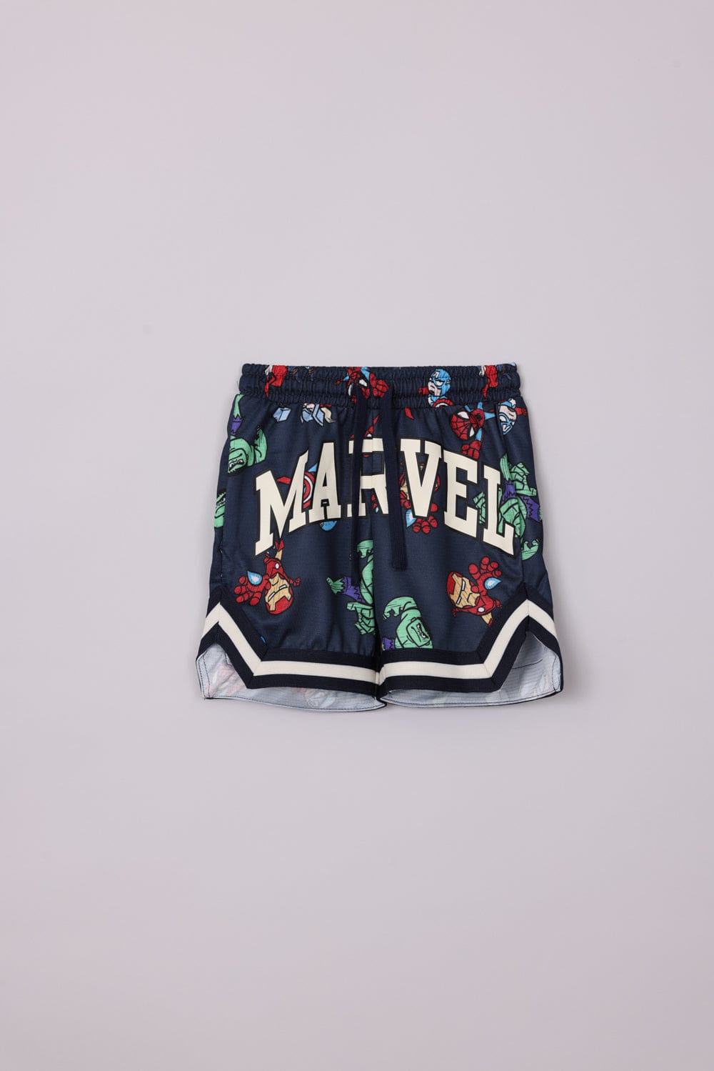 FOX תינוקות בנים מכנסיים קצרים מכנסי כדורסל ממותגים מארוול מכנסי כדורסל ממותגים מארוול