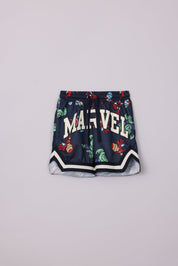 FOX תינוקות בנים מכנסיים קצרים מכנסי כדורסל ממותגים מארוול מכנסי כדורסל ממותגים מארוול