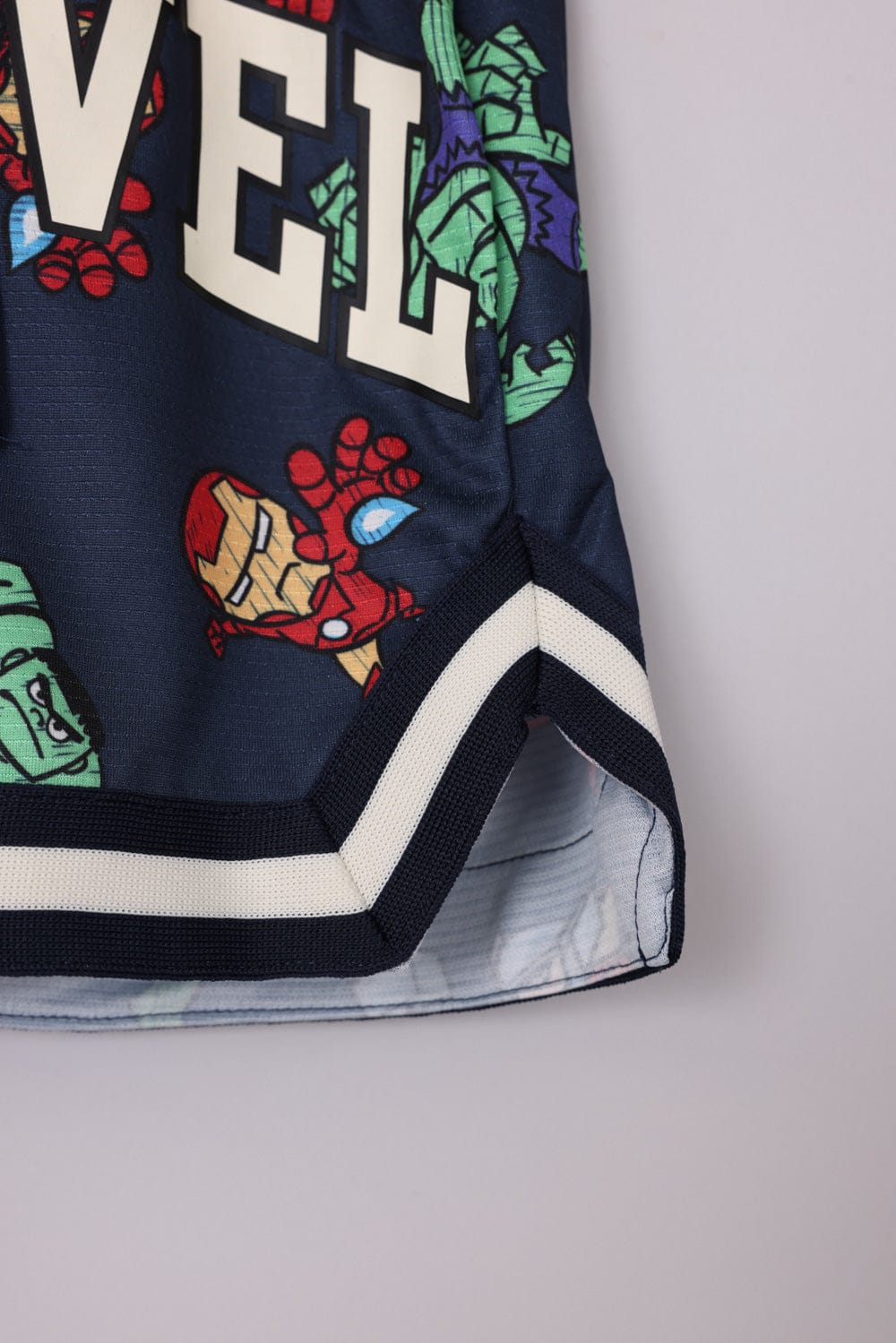 FOX תינוקות בנים מכנסיים קצרים מכנסי כדורסל ממותגים מארוול מכנסי כדורסל ממותגים מארוול