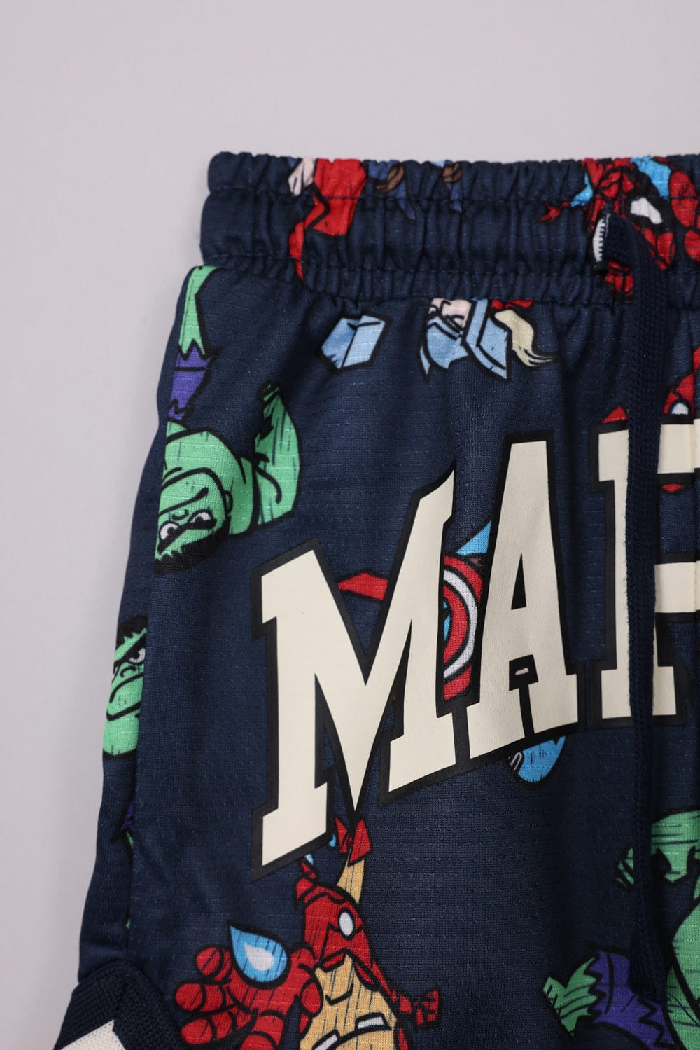 FOX תינוקות בנים מכנסיים קצרים מכנסי כדורסל ממותגים מארוול מכנסי כדורסל ממותגים מארוול