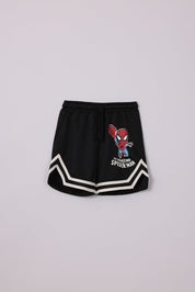 FOX תינוקות בנים מכנסיים קצרים מכנסי כדורסל ממותגים ספיידרמן מכנסי כדורסל ממותגים ספיידרמן
