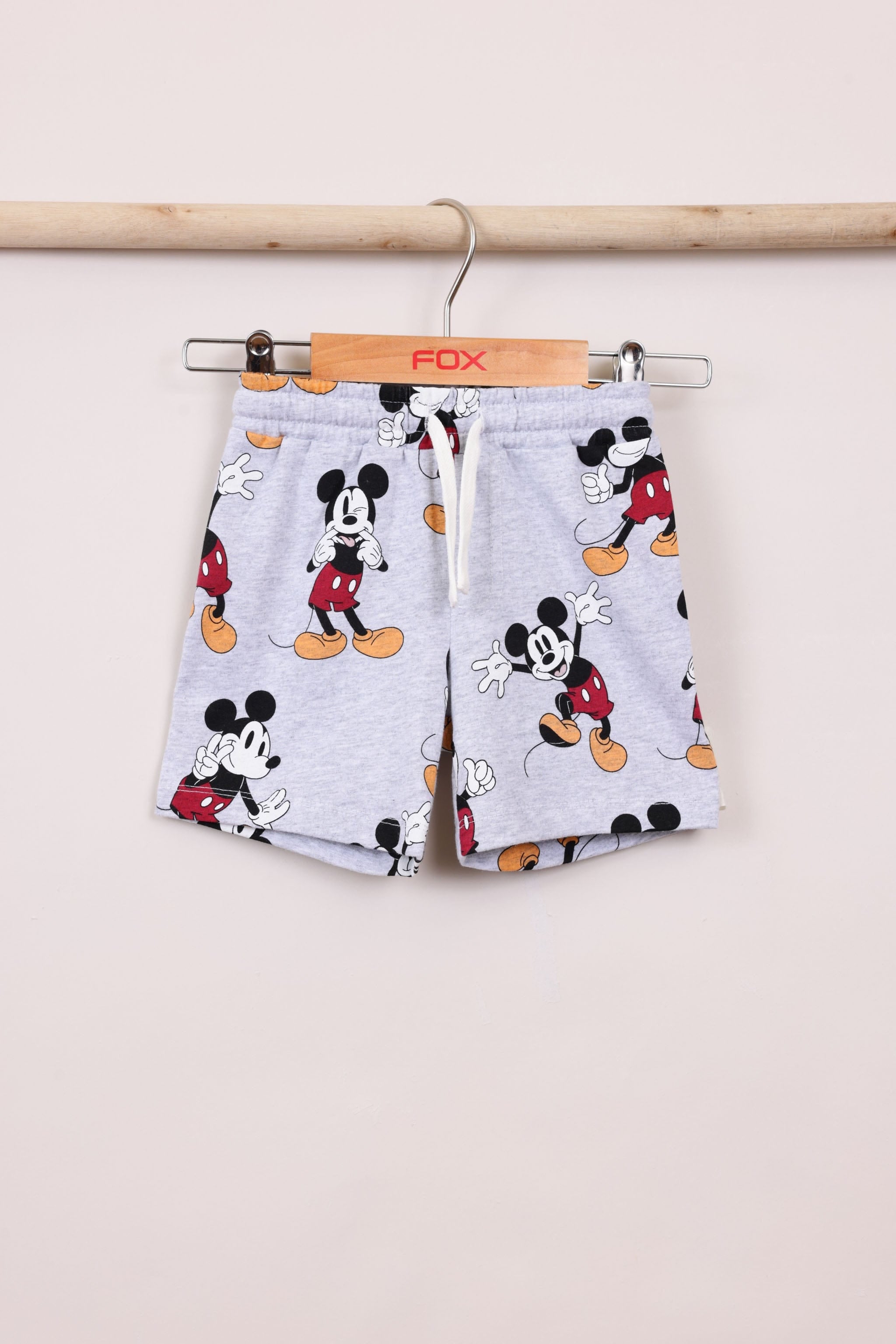 FOX תינוקות בנים מכנסיים מארז 2 מכנסי ברמודה מיקי מאוס דיסני מארז 2 מכנסי ברמודה מיקי מאוס דיסני
