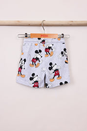 FOX תינוקות בנים מכנסיים מארז 2 מכנסי ברמודה מיקי מאוס דיסני מארז 2 מכנסי ברמודה מיקי מאוס דיסני