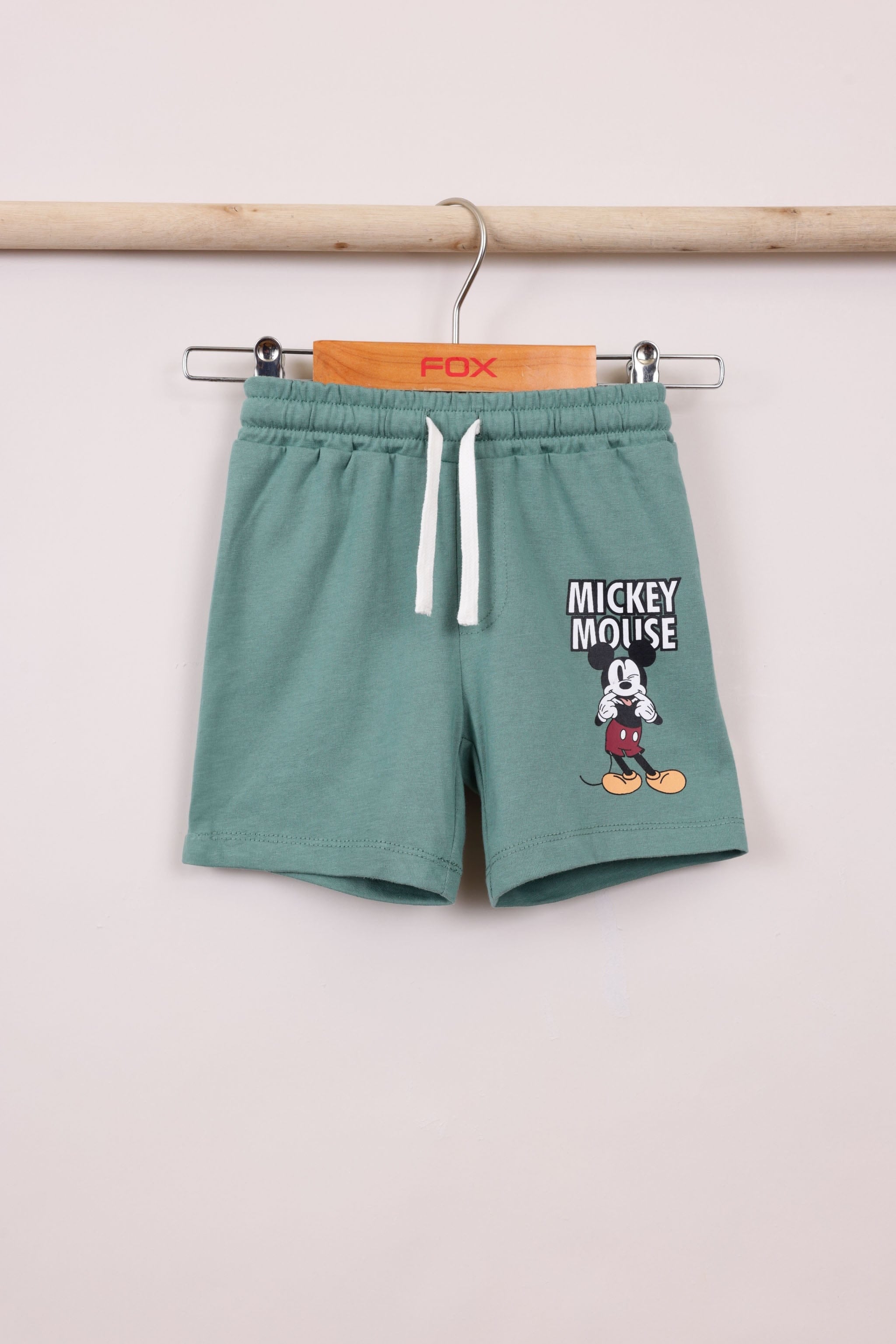 FOX תינוקות בנים מכנסיים מארז 2 מכנסי ברמודה מיקי מאוס דיסני מארז 2 מכנסי ברמודה מיקי מאוס דיסני