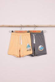 FOX תינוקות בנים מכנסיים מארז 2 מכנסי ברמודה דרדסים מארז 2 מכנסי ברמודה דרדסים