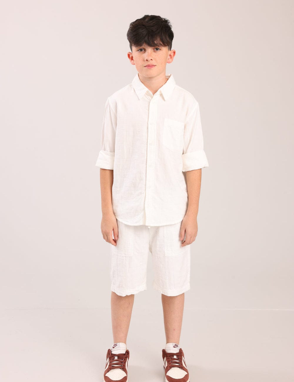 FOX בנים מכנסיים מכנסי ברמודה מכנסי ברמודה