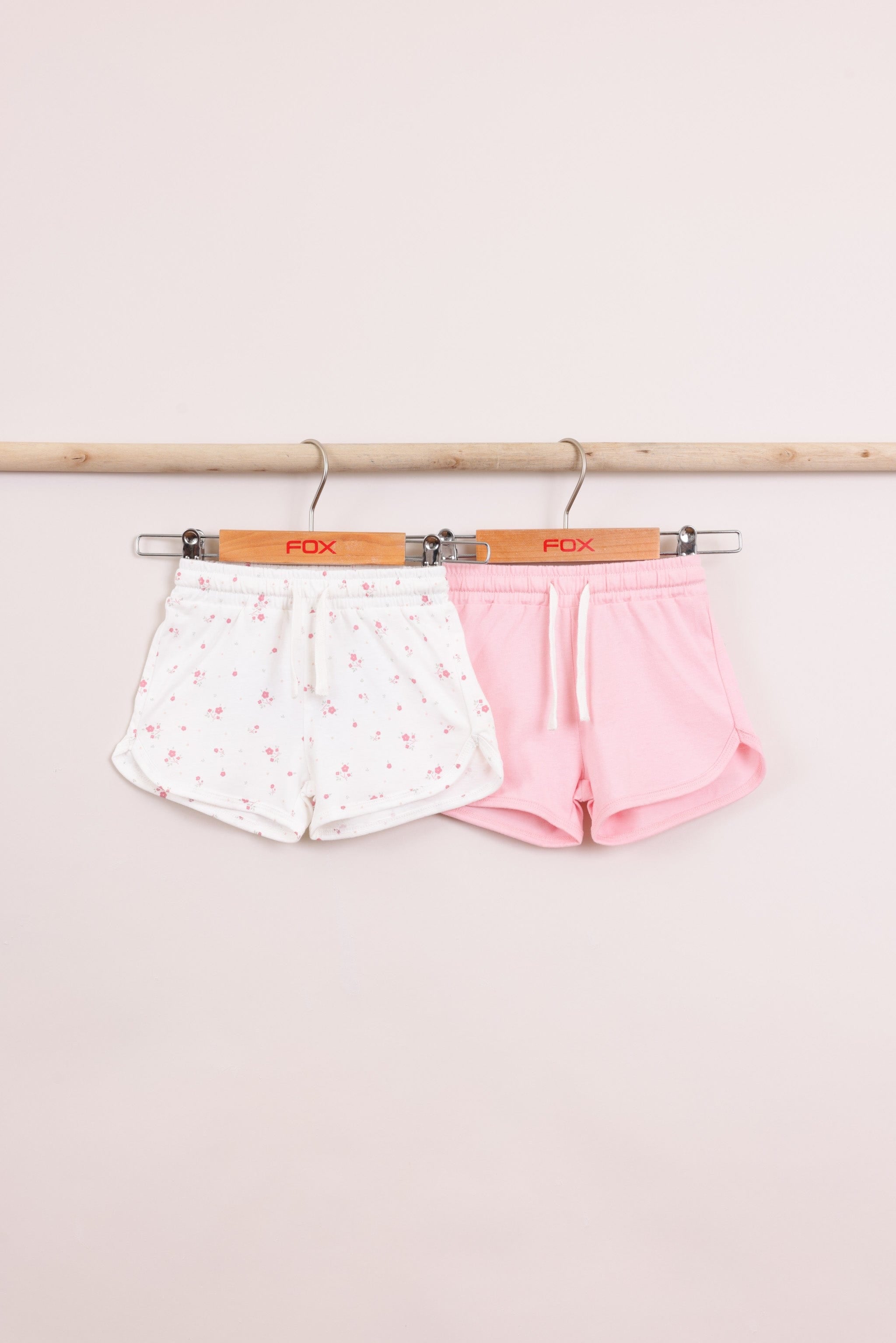 FOX תינוקות בנות מכנסיים מארז 2 שורטים קצרים מארז 2 שורטים קצרים