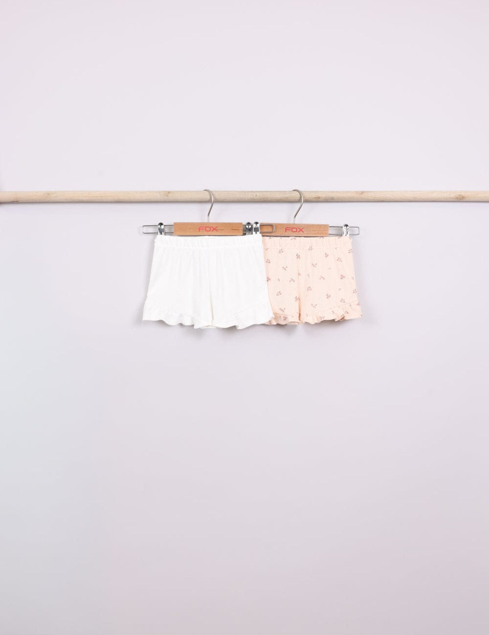 FOX תינוקות בנות מכנסיים מארז 2 מכנסיים קצרים מארז 2 מכנסיים קצרים