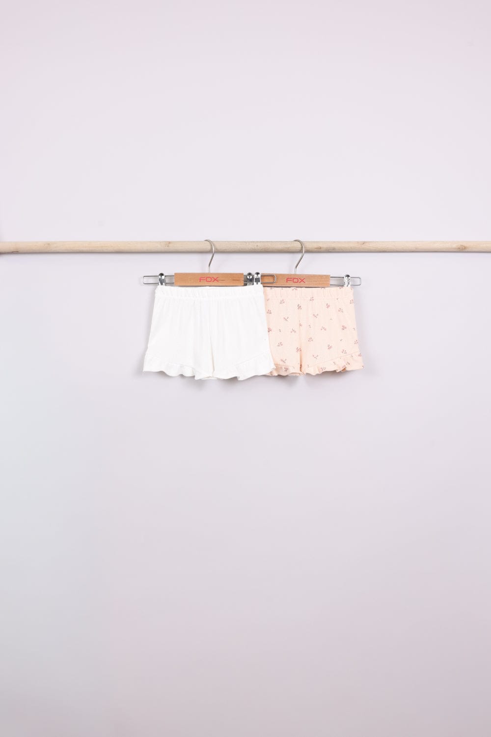 FOX תינוקות בנות מכנסיים מארז 2 מכנסיים קצרים מארז 2 מכנסיים קצרים