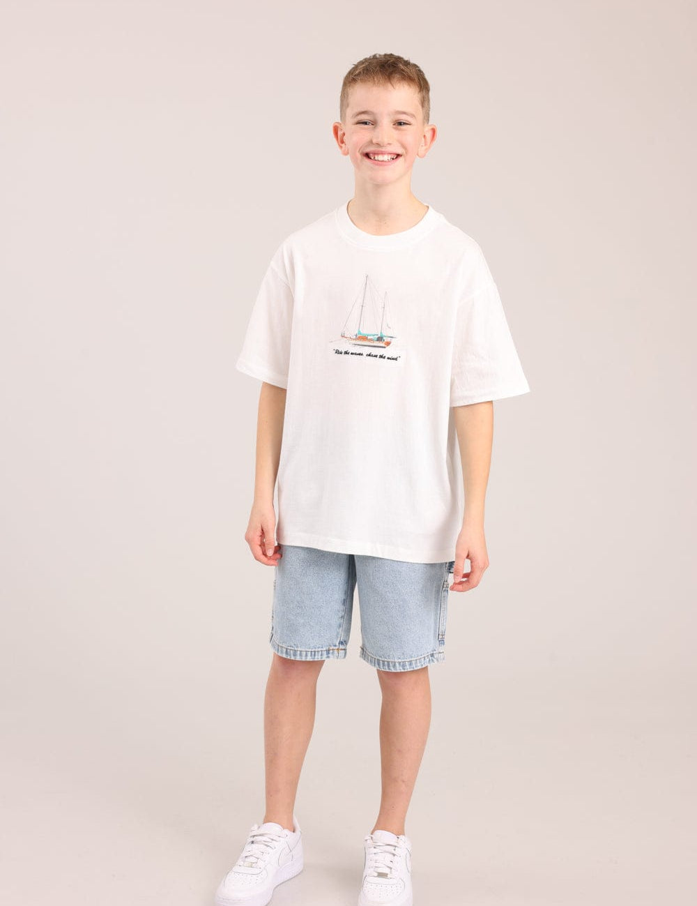 FOX בנים מכנסיים ג'ינס ברמודה ג'ינס ברמודה