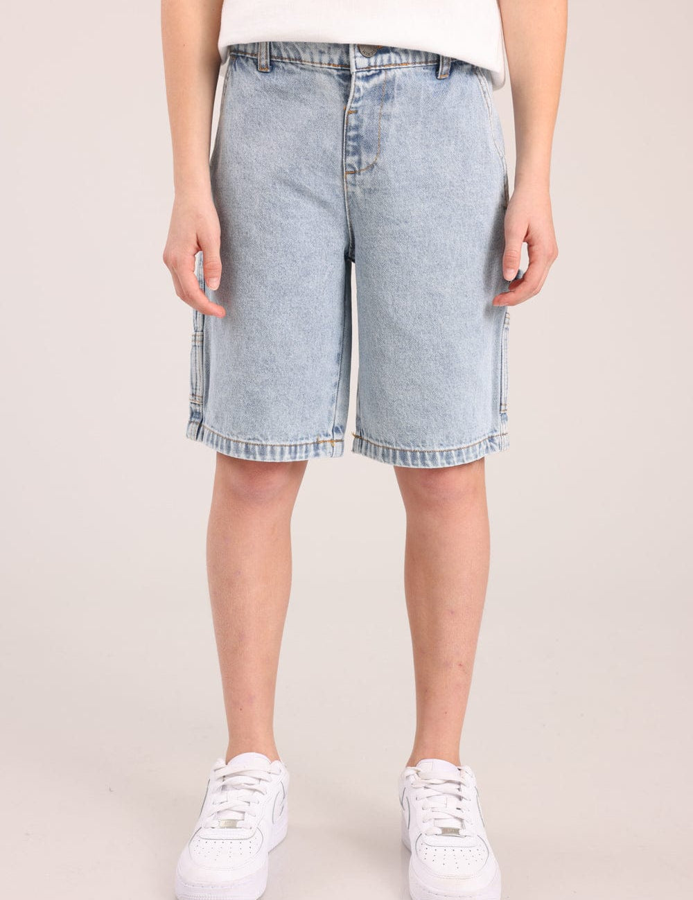 FOX בנים מכנסיים ג'ינס ברמודה ג'ינס ברמודה