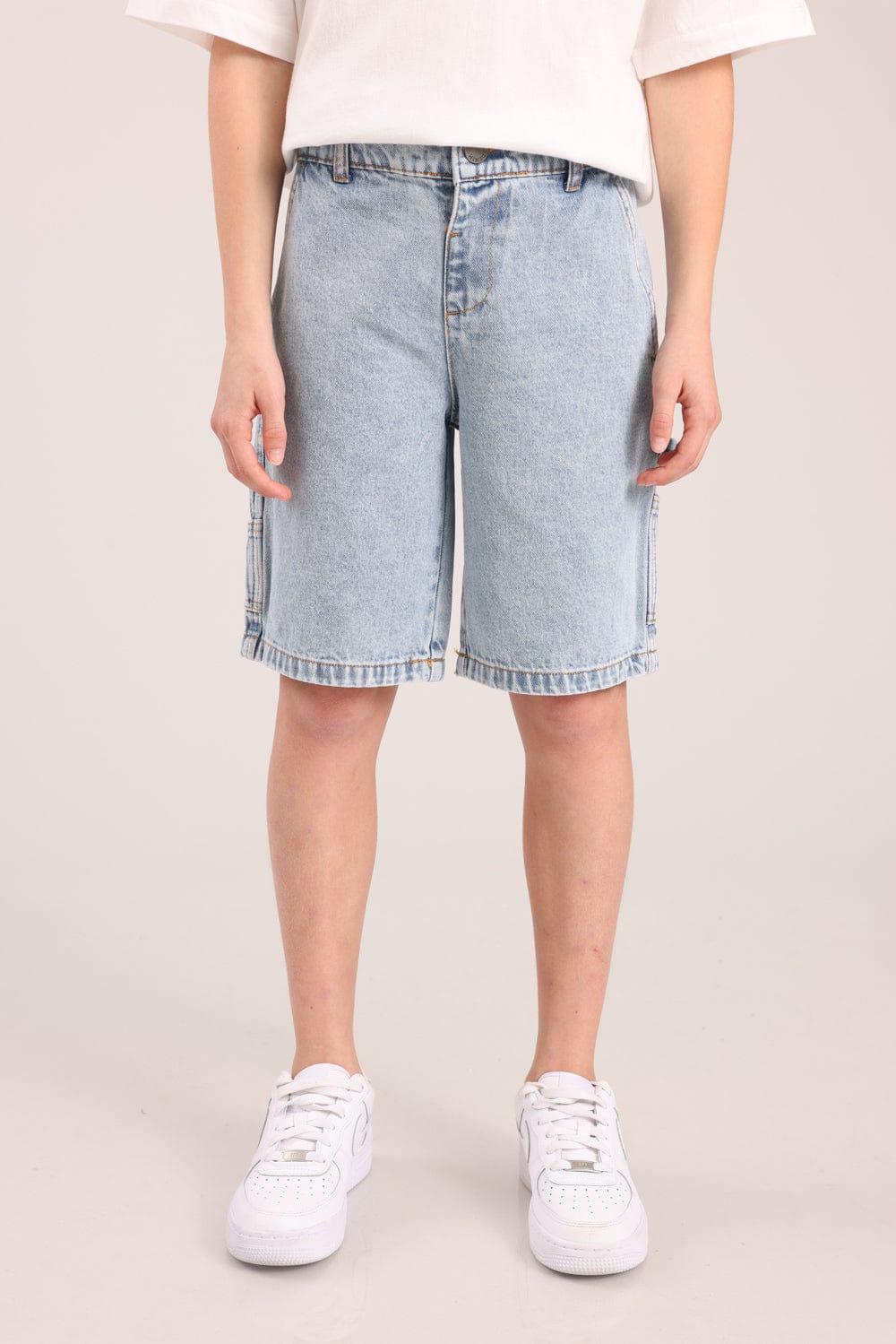 FOX בנים מכנסיים ג'ינס ברמודה ג'ינס ברמודה