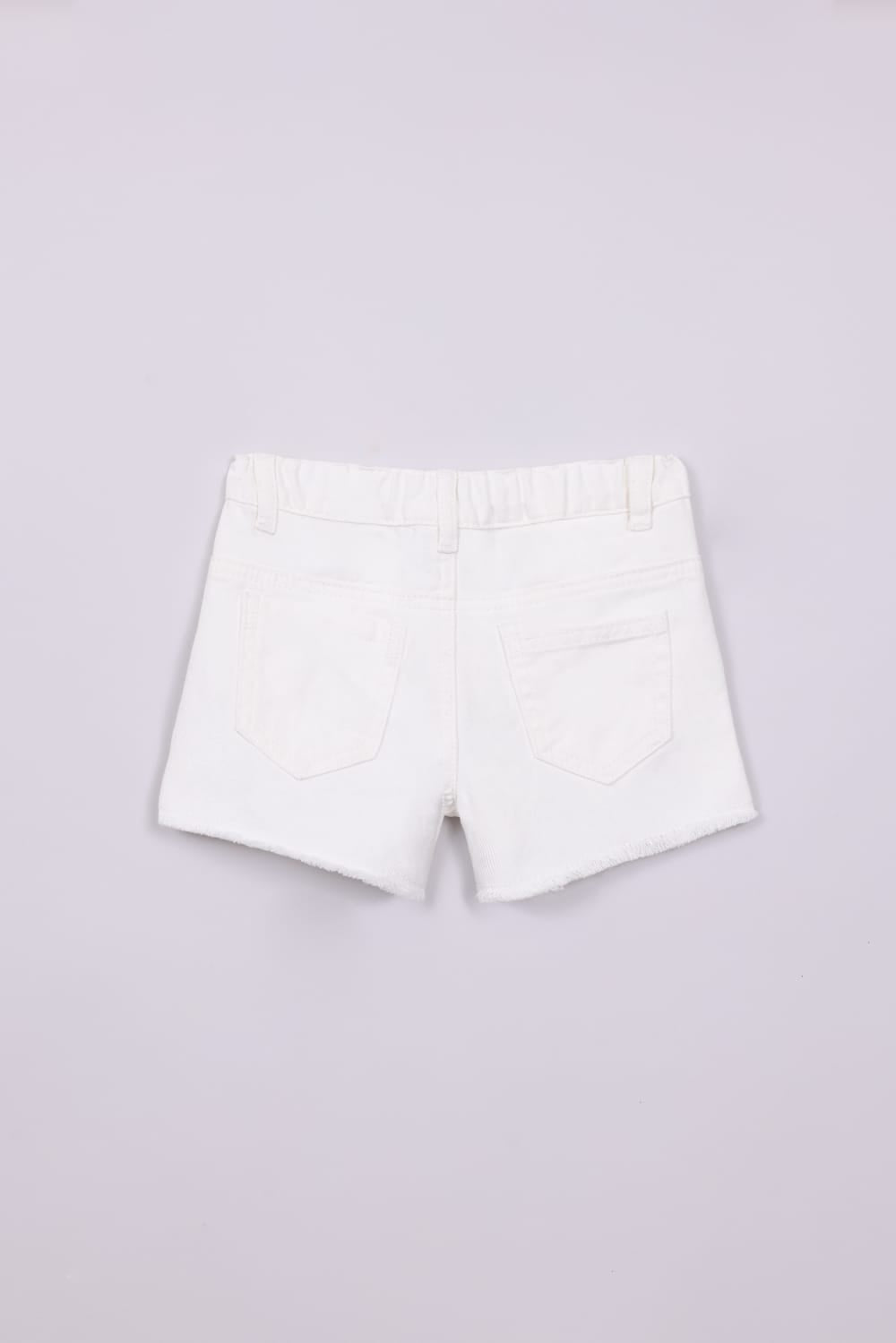 FOX תינוקות בנות מכנסיים ג'ינס קצר ממותג מיני מאוס דיסני ג'ינס קצר ממותג מיני מאוס דיסני