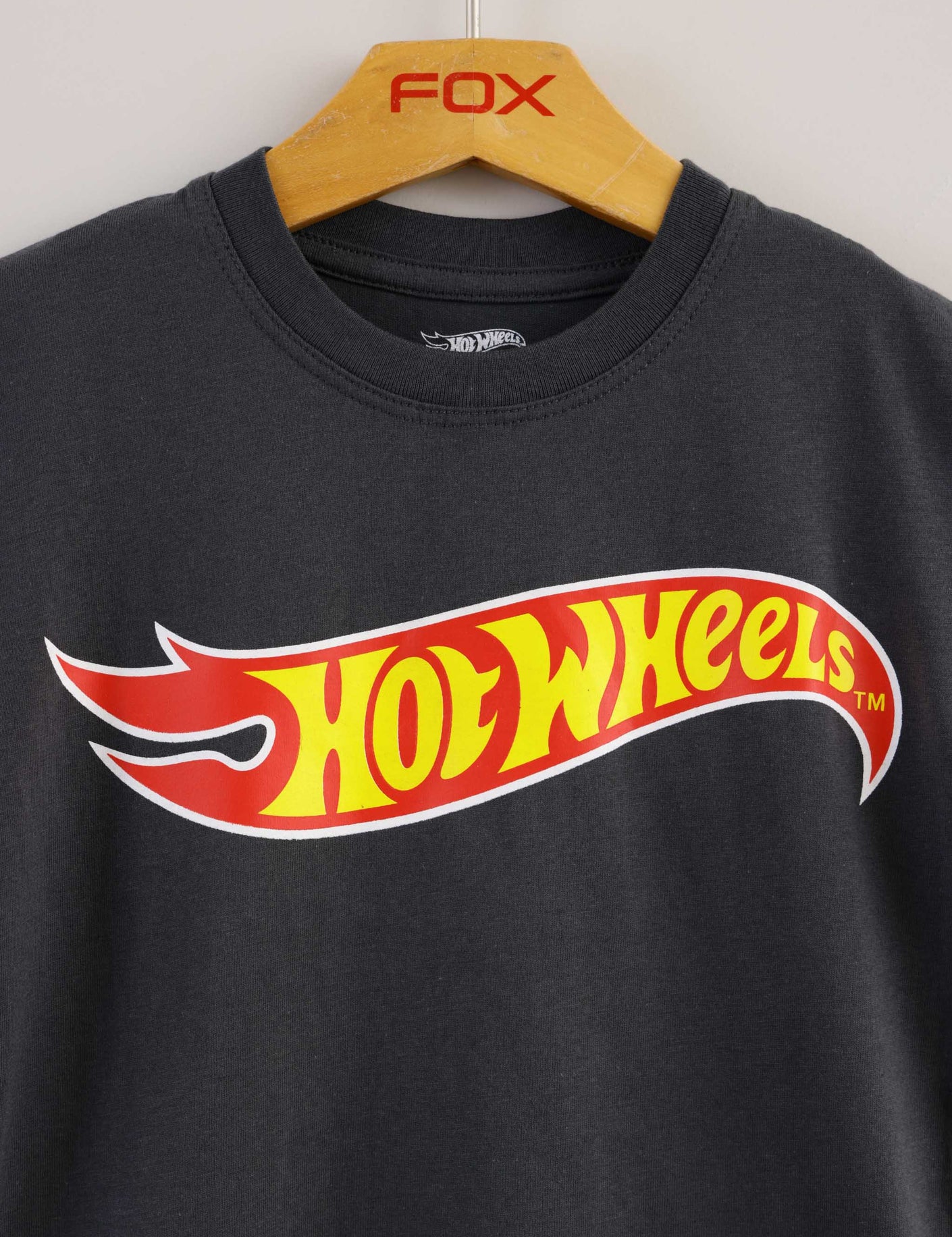 FOX תינוקות בנים חולצה HOT WHEELS חולצה ממותגת HOT WHEELS חולצה ממותגת