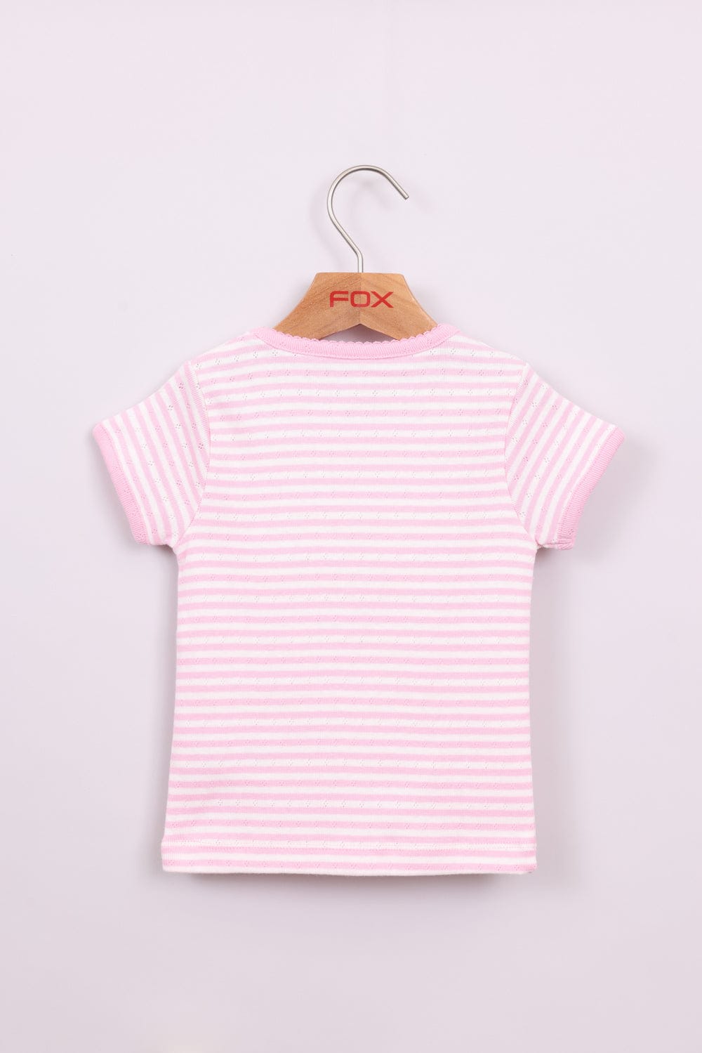 FOX תינוקות בנות חולצה חולצת ריב עם הדפס חולצת ריב עם הדפס