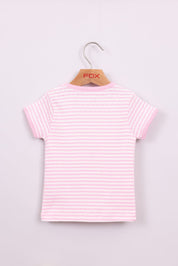 FOX תינוקות בנות חולצה חולצת ריב עם הדפס חולצת ריב עם הדפס