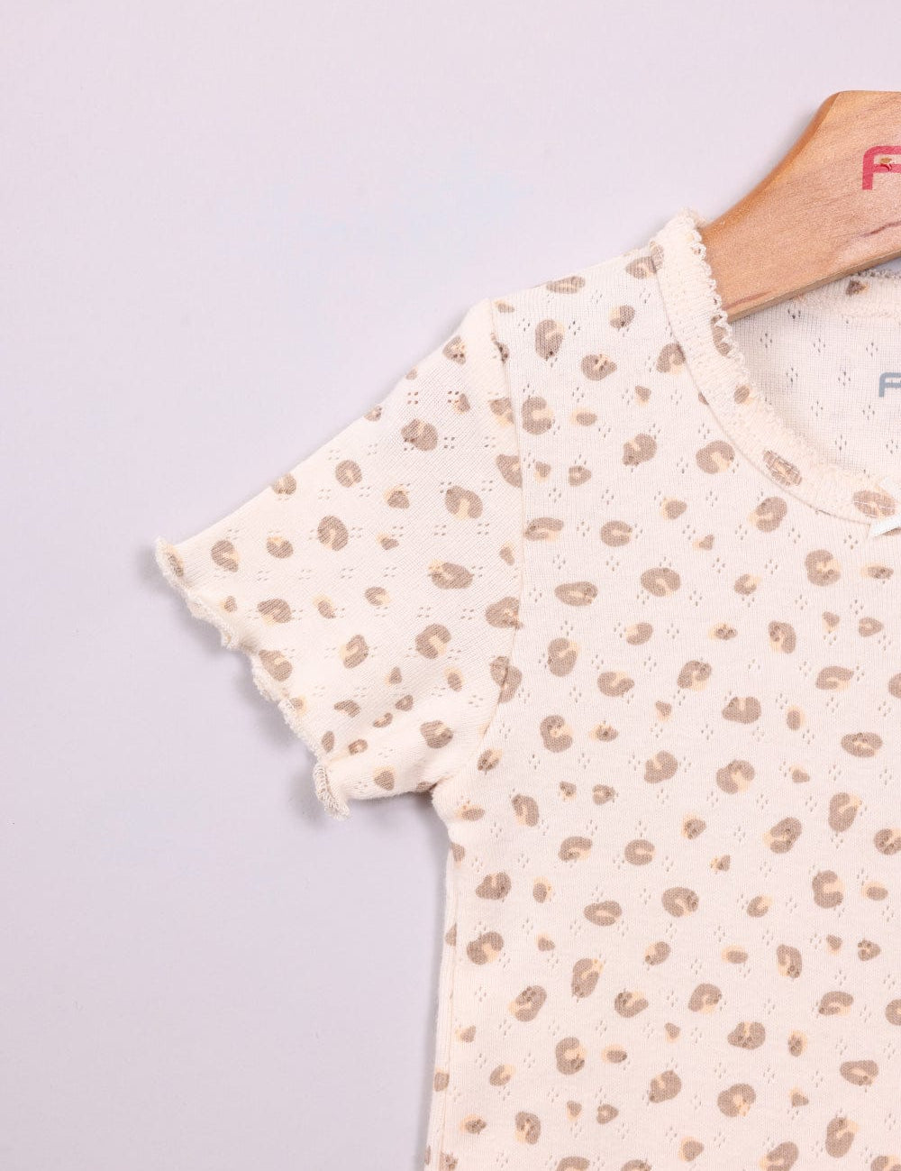 FOX תינוקות בנות חולצה חולצת ריב עם הדפס חולצת ריב עם הדפס