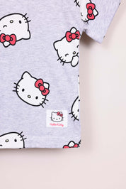 FOX תינוקות בנות חולצה מארז 2 חולצות ממותגות הלו קיטי מארז 2 חולצות ממותגות הלו קיטי