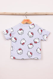 FOX תינוקות בנות חולצה מארז 2 חולצות ממותגות הלו קיטי מארז 2 חולצות ממותגות הלו קיטי