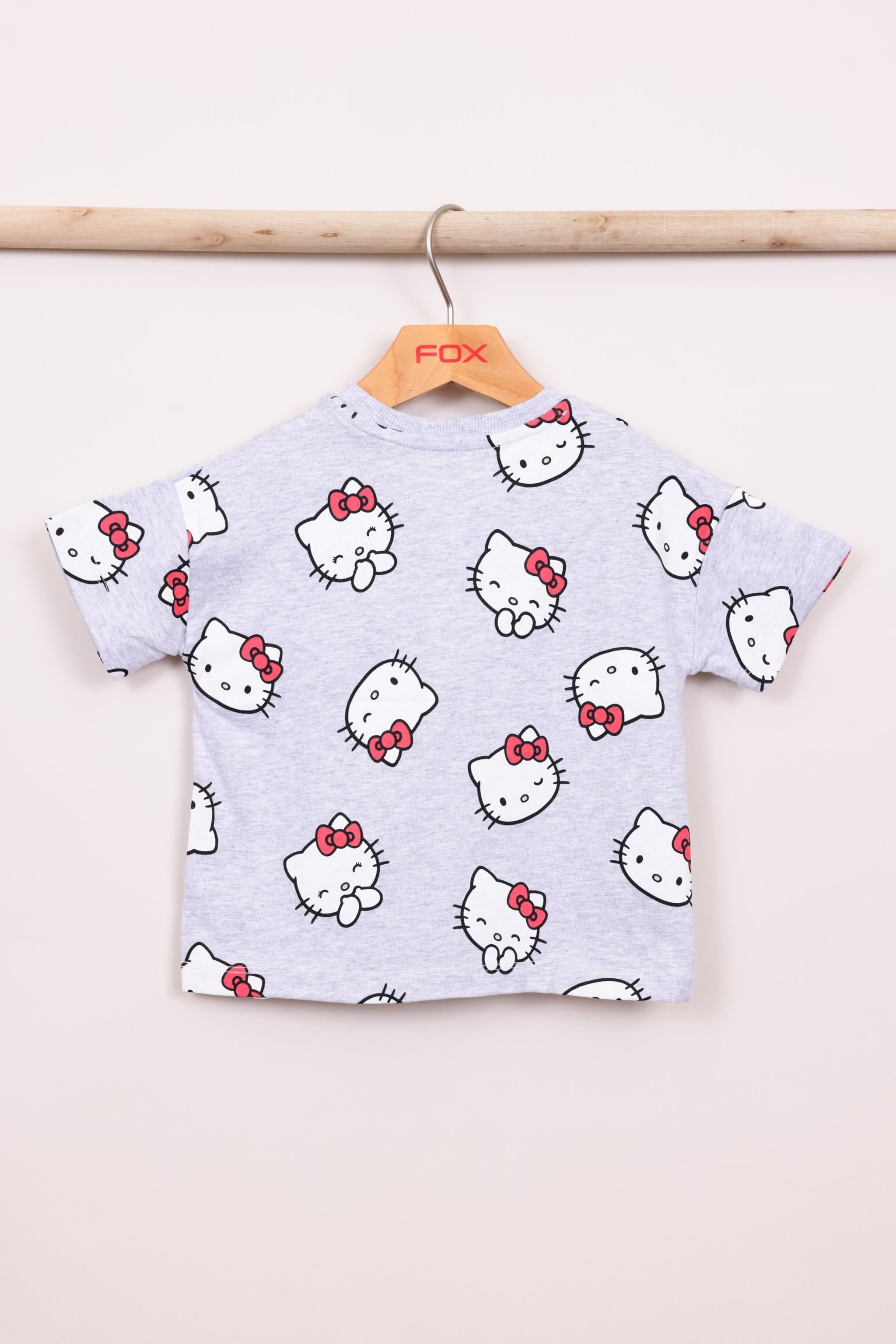 FOX תינוקות בנות חולצה מארז 2 חולצות ממותגות הלו קיטי מארז 2 חולצות ממותגות הלו קיטי